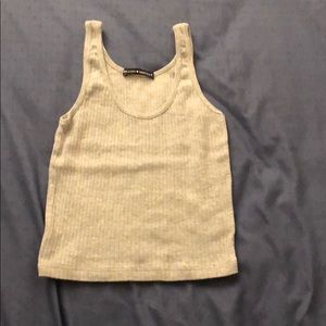 Brandy Melville grey tank top.